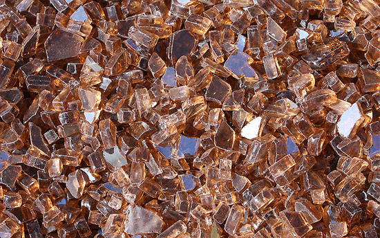 Auburn Reflective Fireplace Glass Crystals