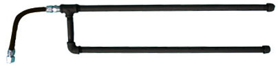 Dual Flame 24 Inch  Fireplace Fire Pit Burner