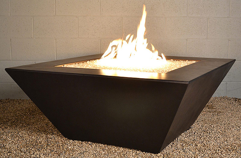 Geo Square Fire Pit Table 42x18
