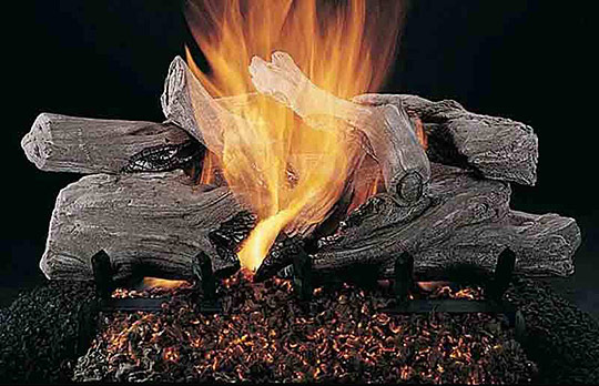 Rasmussen Evening Campfire Log Set 
(Single Face)
