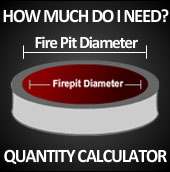 Fire Pit fireplace Glass Calculator - Diamond Fire Glass