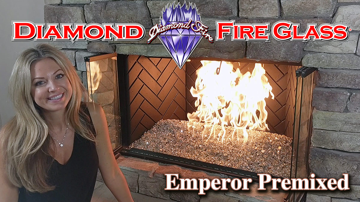 Emperor Premixed Fireplace Glass