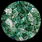 Emerald Bay Diamond Fireplace Glass