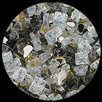 Moroccan Ice Premixed Diamond Fireplace Glass